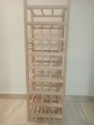 Botellero de madera