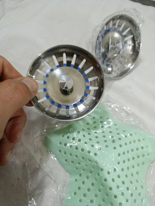 2 Filtri Lavello Cucina Acciaio Inox