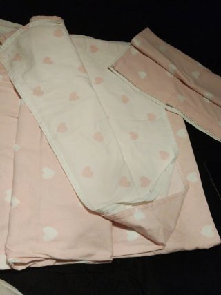 Funda Nórdica Corazones 90cm Reversible