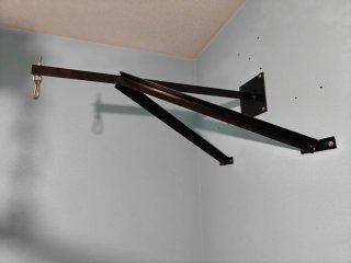 Soporte pared saco boxeo