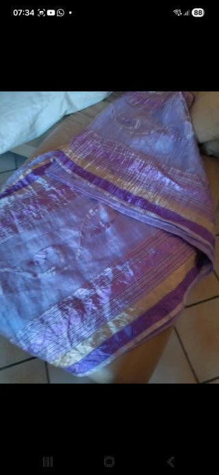 Tenda Viola e Oro Unica Pannello 60x240cm