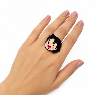 Anillo Heidi Acrílico Hecho a Mano