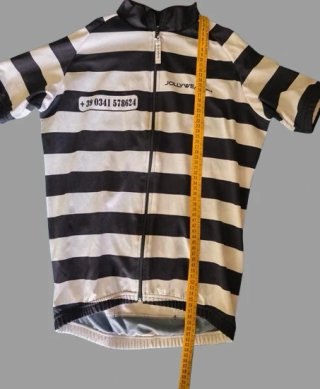 Completo ciclismo Jollywear a strisce
