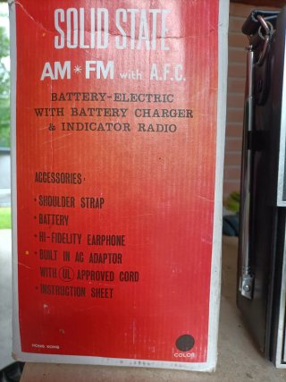 Radio portatile vintage