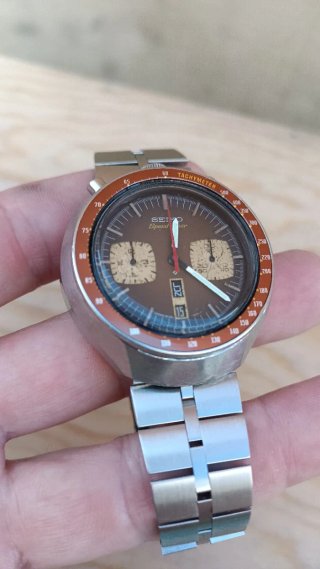 Seiko Bullhead Speedtimer JDM 6138-0040