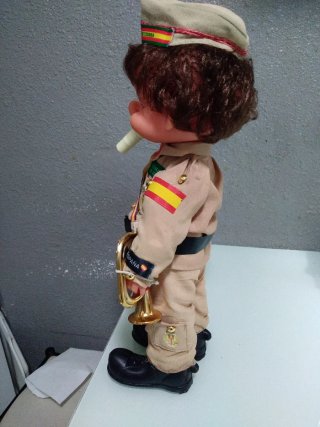 Muñeco funcionando militar ejercito mili