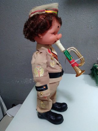 Muñeco funcionando militar ejercito mili