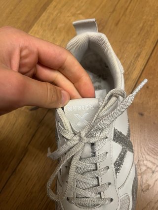 Scarpe Munich Donna Bianco Argento