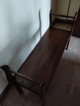 Delcalzadora de madera natural