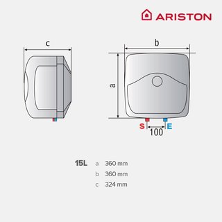 Ariston Blu Evo RS Termo Eléctrico 15L