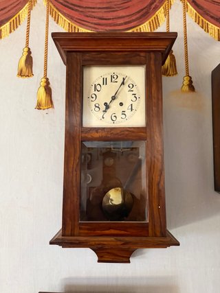 Reloj de Pared Mecánico Madera