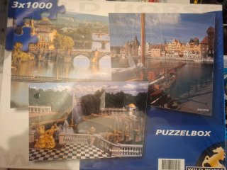Caja 3 Puzzles 1000 Piezas Viajes