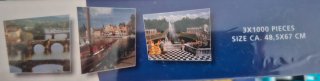 Caja 3 Puzzles 1000 Piezas Viajes