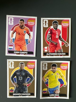 Cromos Panini Extra FIFA Mundial Oro