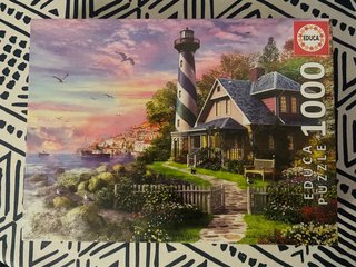 Puzzle Educa 1000 Piezas Faro y Casa