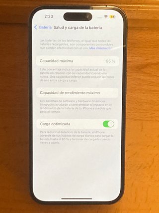 iPhone 14 Pro 256 GB color violeta 95% de batería