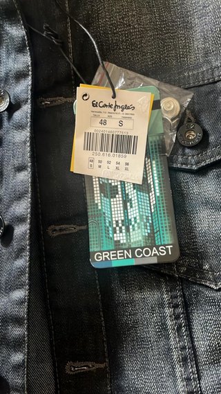 Cazadora vaquera negra GREEN COAST
