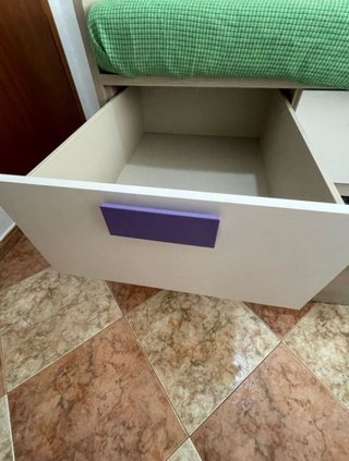 Cama nido con cajones y escritorio