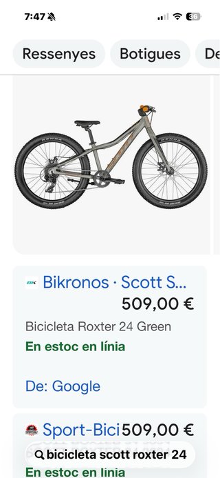 Bicicleta Scott 24” Roxter