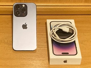 iPhone 14 Pro 256 GB color violeta 82% de batería