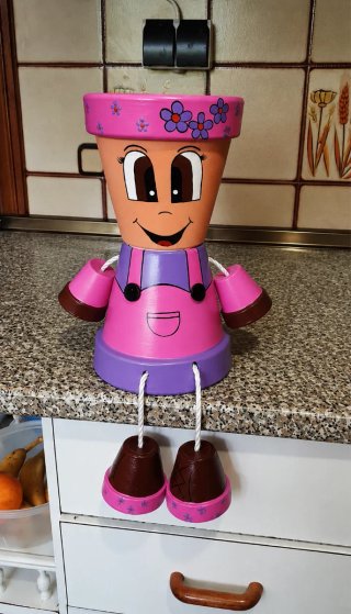 Muñecos decorativos de macetas