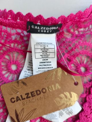 Copricostume Calzedonia Pizzo Rosa Taglia Unica
