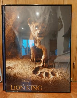 Póster El Rey León con marco