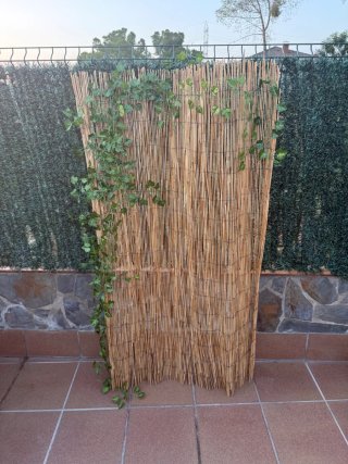 Valla natural cañizo para ocultación