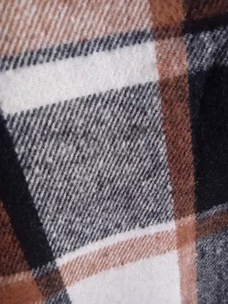 Pantalones de cuadros marrones