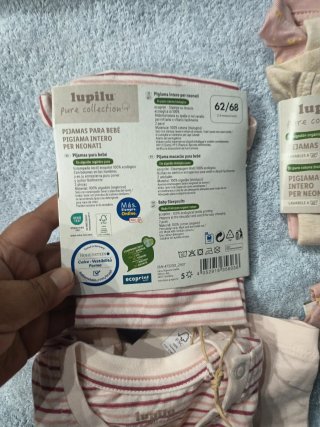 8 Set Lupilu Pijamas Bebé 62/68 (2 uds)