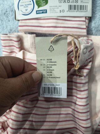 8 Set Lupilu Pijamas Bebé 62/68 (2 uds)