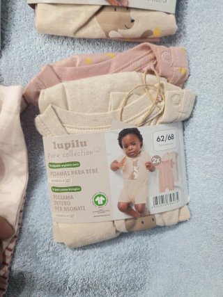 8 Set Lupilu Pijamas Bebé 62/68 (2 uds)