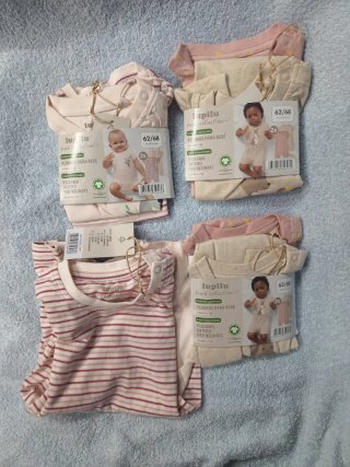 8 Set Lupilu Pijamas Bebé 62/68 (2 uds)