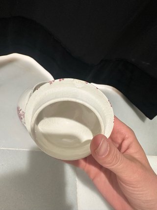 Bote tocador Cartuja porcelana