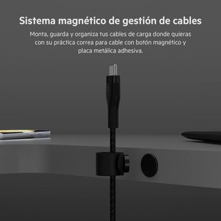 Belkin BoostCharge Pro Flex cable trenzado USB-C a USB-C, cable de carga rápida