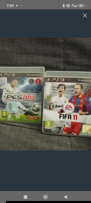 PES 2013 y FIFA 11 PS3