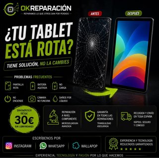 Reparación de todo tipo de tablet