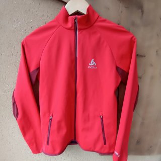 Chaqueta cortavientos Odlo roja niño