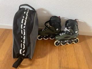 Rollerblade RB80 Pro T42 Negro/Verde + Bolsa