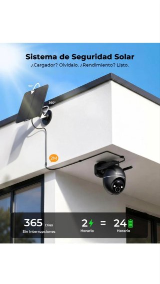Cámara Vigilancia Solar YI PTZ Exterior