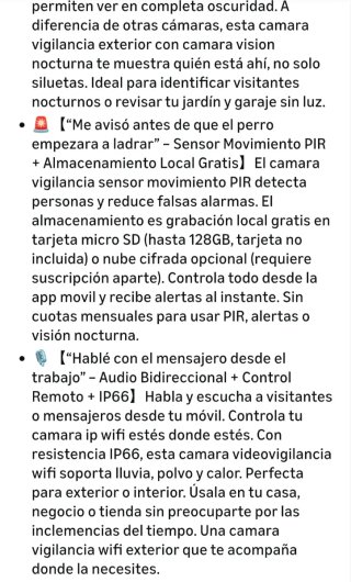 Cámara Vigilancia Solar YI PTZ Exterior