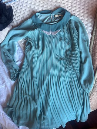 Vestido BabyDoll verde menta talla única