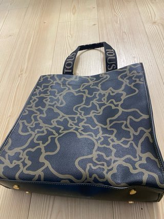 Bolso Capazo TOUS Kaos Original Negro/Dorado