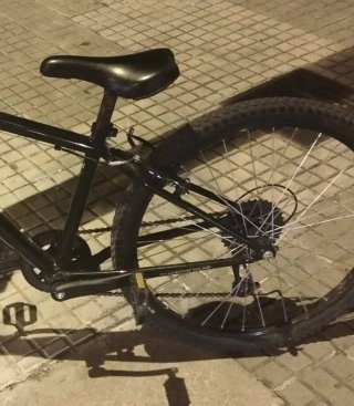 Bicicleta Rockrider Negra