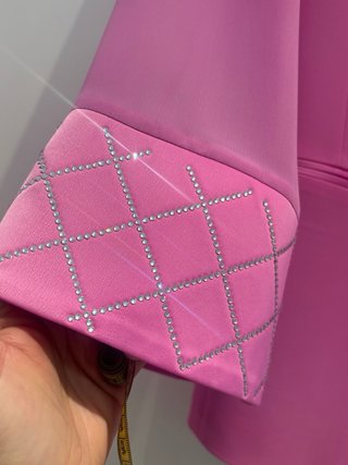 Tailleur elegante rosa taglia 42