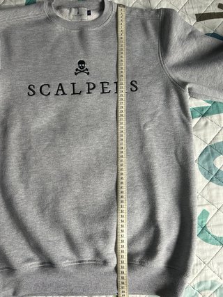 Sudadera Scalpers Gris Talla S Nueva