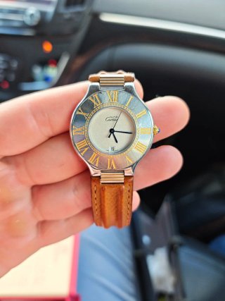 Reloj Must de Cartier 21 Acero y Oro Vintage