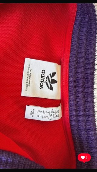 Chaqueta Adidas 70s Roja