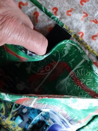 Borsa porta computer con stampa colorata