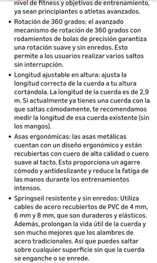Cuerda de saltar 3 en 1